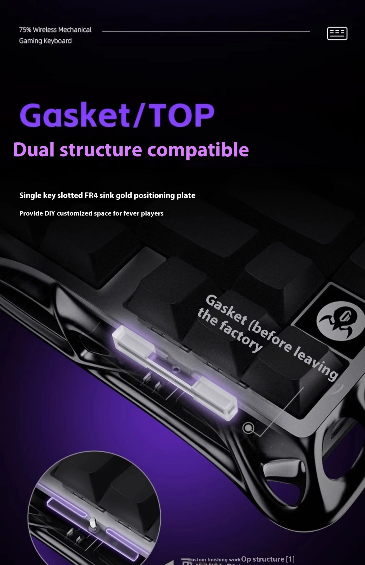 GravaStar 75k1pro Esports Gaming Mechanical Keyboard