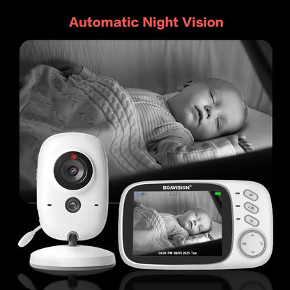 VB603 3.2" Wireless Video Baby Monitor - Night Vision, Two-Way Audio & Security Camera