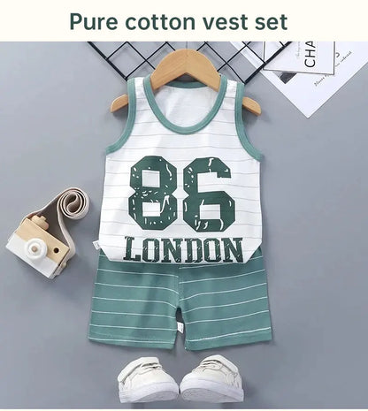Kids Summer Vest Set