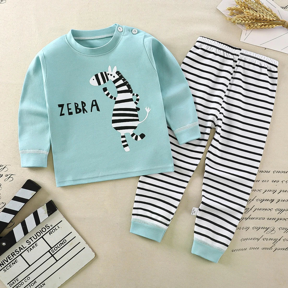 Boys Girls Suit Cartoon Pajamas