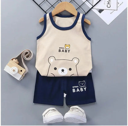 Kids Summer Vest Set