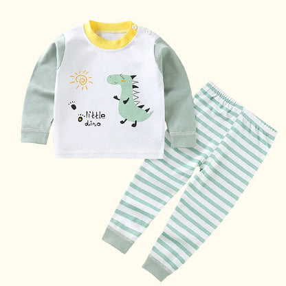 Boys Girls Suit Cartoon Pajamas