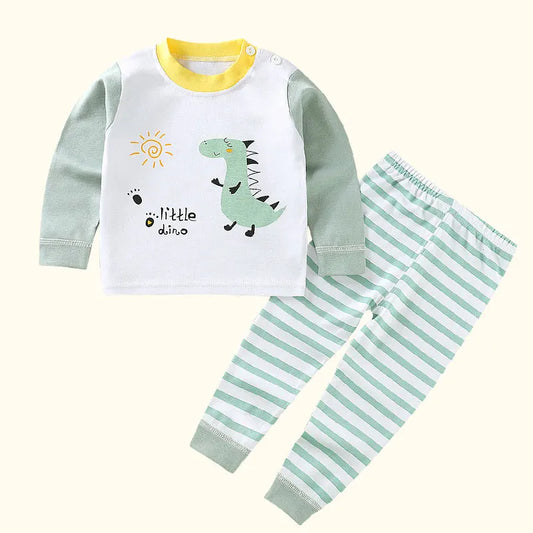 Boys Girls Suit Cartoon Pajamas
