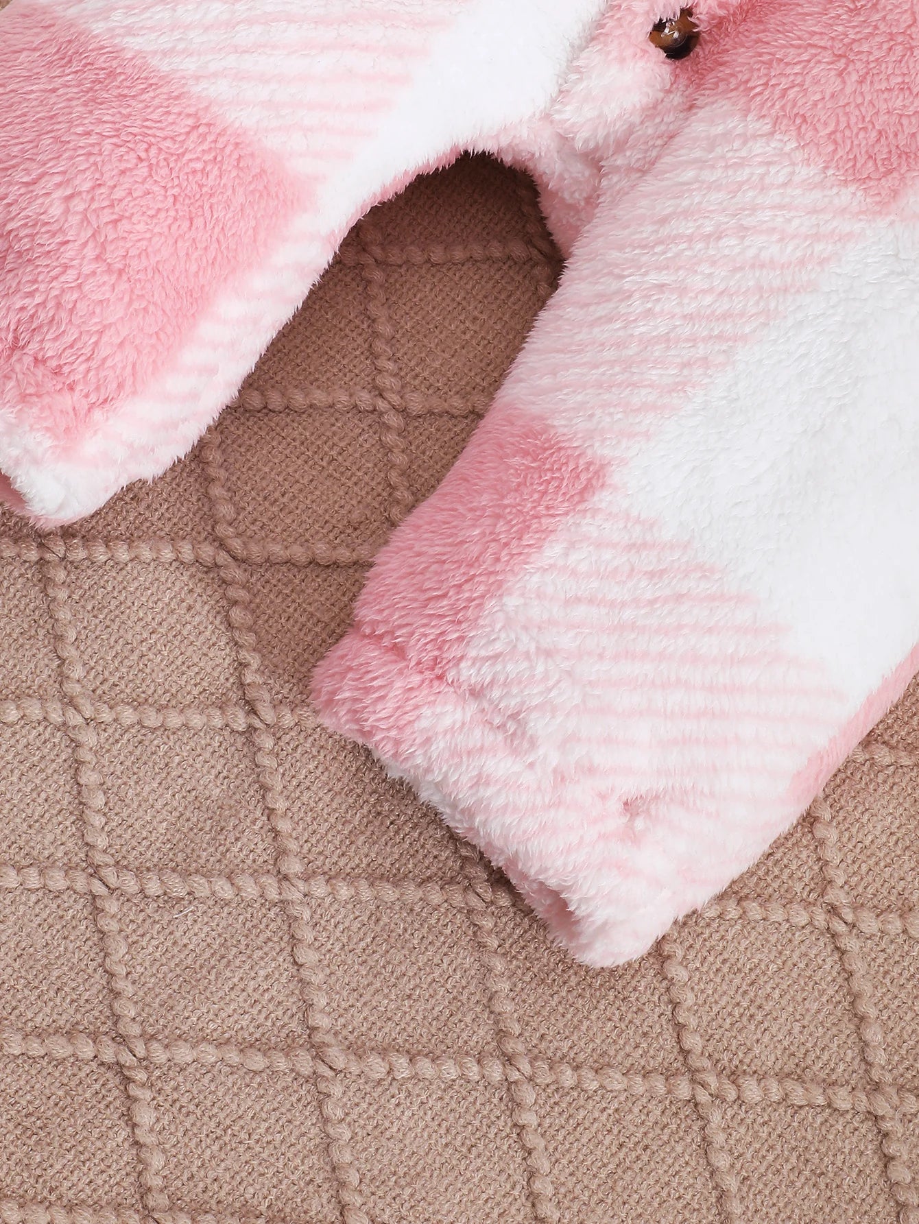 Baby Plaid Romper - Hooded Long Sleeve Plush Jumpsuit for Boys & Girls (3-24 Months)