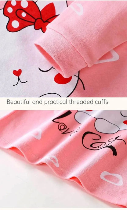Boys Girls Suit Cartoon Pajamas