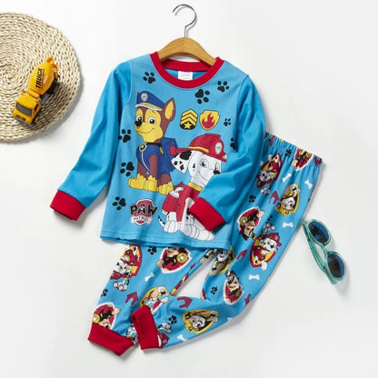 PAW Patrol Pajama Set - Long Sleeve Cartoon Sleepwear for Boys & Girls (2-Piece)