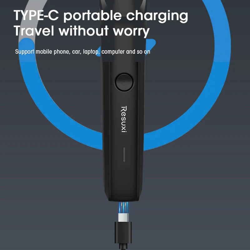 Electric Body Hair Trimmer for Men - Cordless Waterproof Groin & Body Groomer