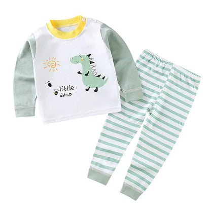 Boys Girls Suit Cartoon Pajamas