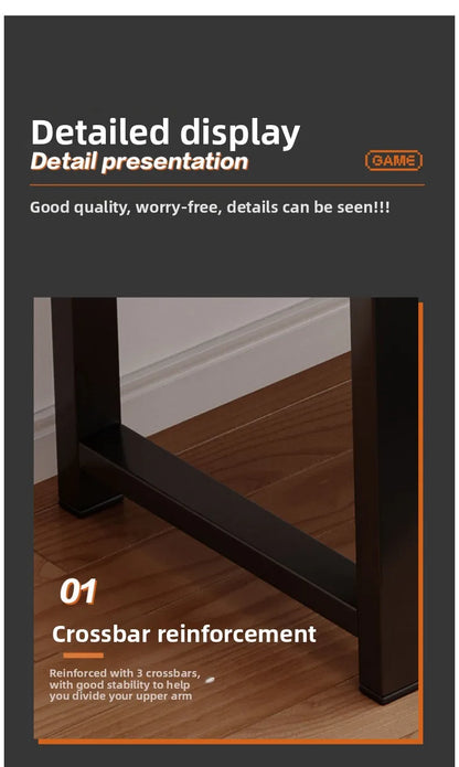 Premium Corner Computer Desk - Space-Saving Home Office Workstation