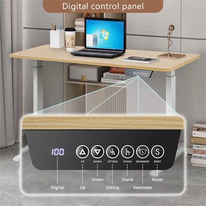 Height Adjustable Computer Desk