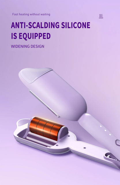 Electric Hair Curler - 36mm Ceramic Curling Iron for Long-Lasting Waves