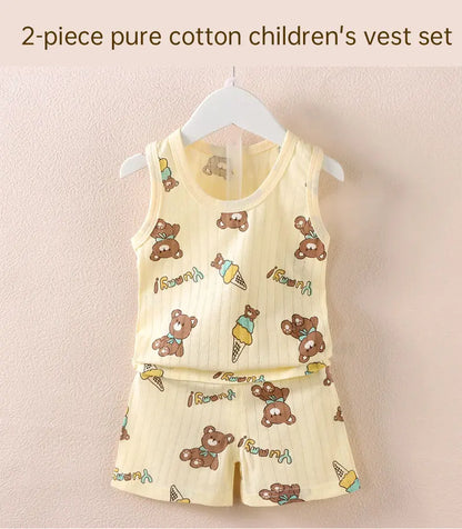 Kids Summer Vest & Shorts Set