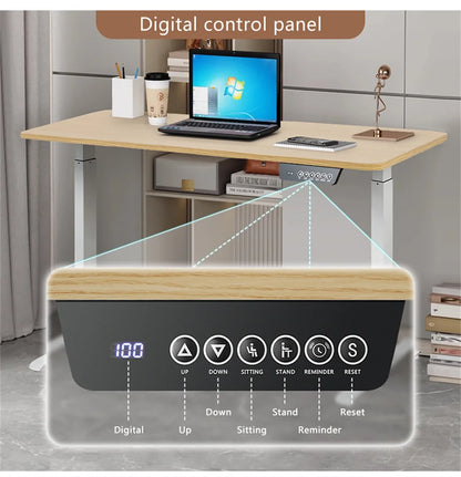 Height Adjustable Computer Desk