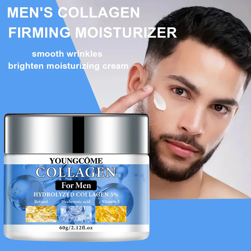 Men's Retinol Collagen Firming Cream - Anti-Aging Moisturizer for Face 60g