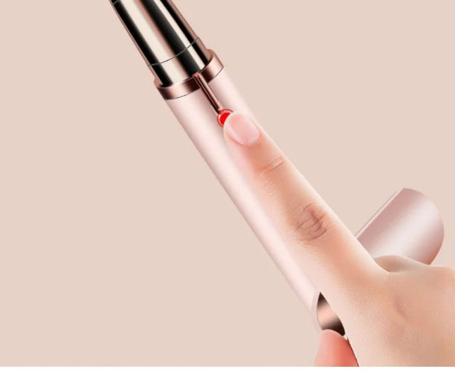 Electric Eyebrow Trimmer - Painless Portable Facial Hair Removal Tool for Women