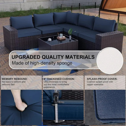 Kullavik 6PCS Outdoor Patio Furniture Set