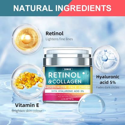 Retinol Moisturizing Anti Aging Wrinkle Remover Face Cream