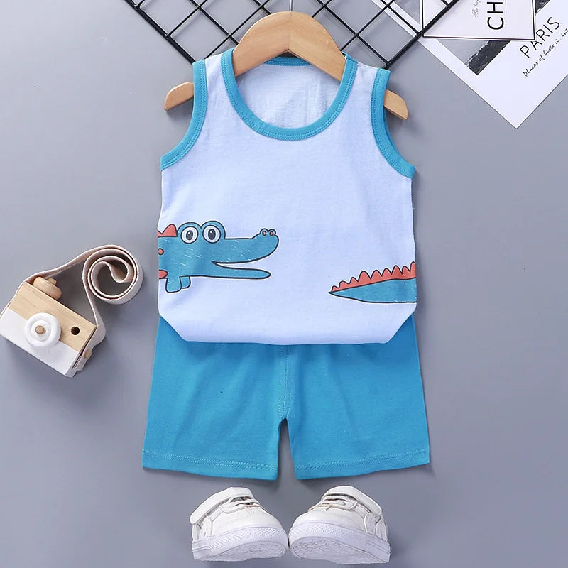 Kids Summer Vest Set