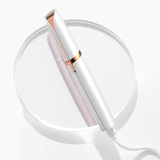 Electric Eyebrow Trimmer - Painless Portable Facial Hair Removal Tool for Women