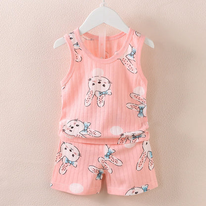 Kids Summer Vest & Shorts Set