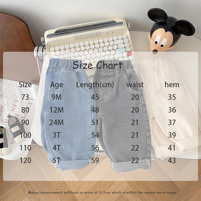 Baby Jeans - Soft Denim Pants for Toddlers 9M-5T | Boys & Girls Casual Jeans